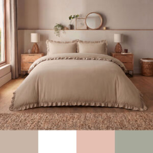 Silentnight Supersoft Duvet Set Frill Edge